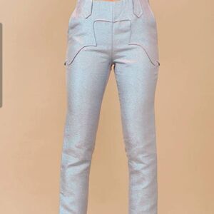 NWT BlueB Iridescent Blue High Noon Western Pants